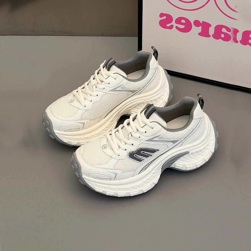 有质感【运费险三包】6CM厚底吸膜大底榴莲底老爹鞋女真皮2026春,女鞋,老爹鞋,淘宝优惠券,粉丝福利购,淘宝优惠卷