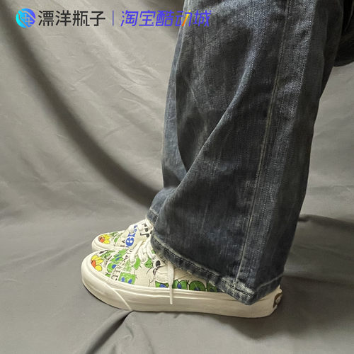 vans印花男女高帮涂鸦