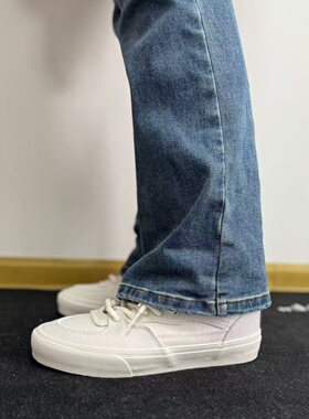 Vans Half Cab CP VR3 LX 舒适 包裹性保中帮 板鞋 男女同款 白色