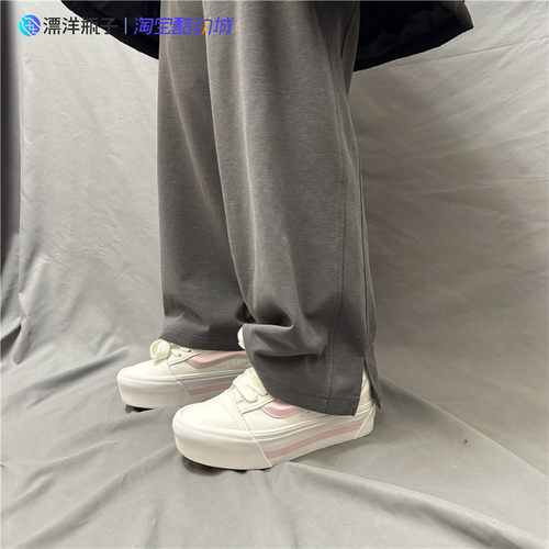 vans面包鞋系带男女低帮