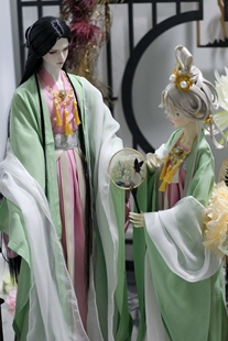 bjd四分三分叔体古风古装娃衣【夏日新荷】