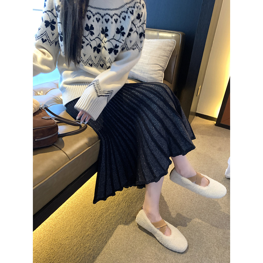 大小姐77 年底约会裙～ 细闪重工高克重鱼尾针织亮丝半身裙,女装/女士精品,半身裙,淘宝优惠券,粉丝福利购,淘宝优惠卷