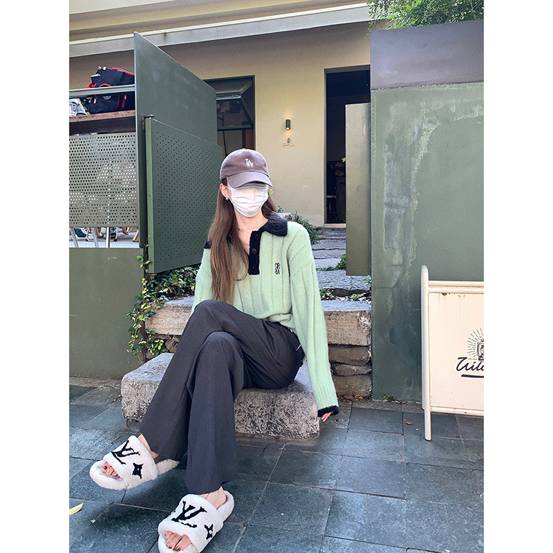 大小姐77通勤羊毛保暖毛衣