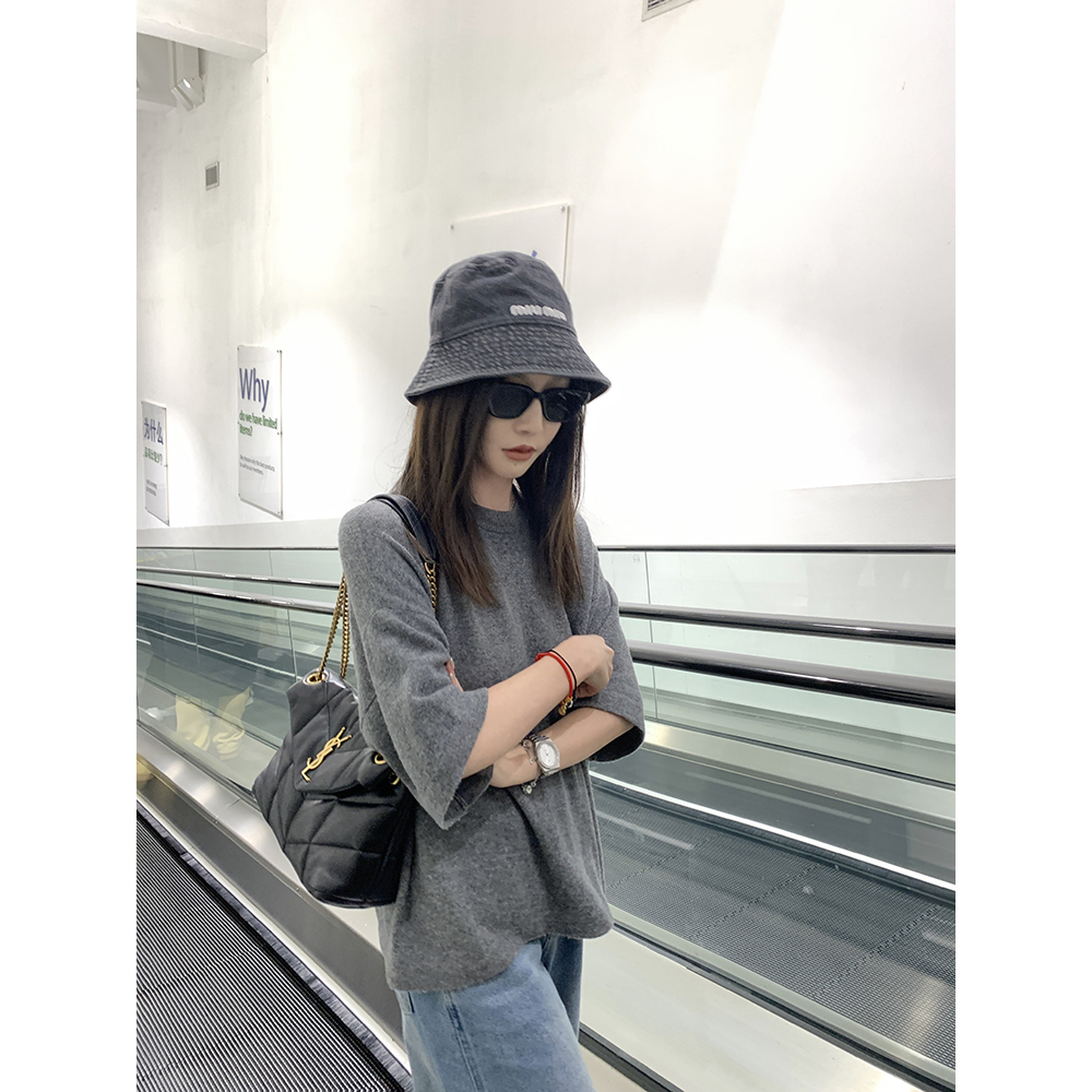 大小姐77 奢贵老钱风羊绒羊毛row风柔糯亲肤宽松廓形针织春夏毛衣