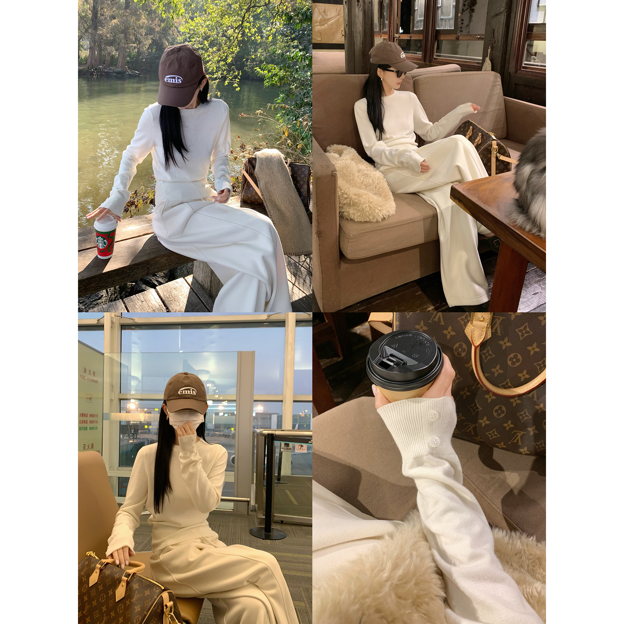 大小姐77怒推！纸片人48支巴素兰羊毛柔软细腻收腰针织衫毛衣内搭