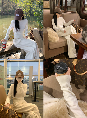 大小姐77怒推！纸片人48支巴素兰羊毛柔软细腻收腰针织衫毛衣内搭