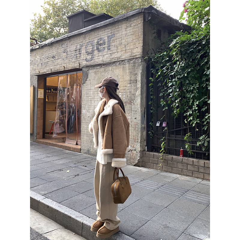 通勤大小姐77长裤全棉阔腿裤