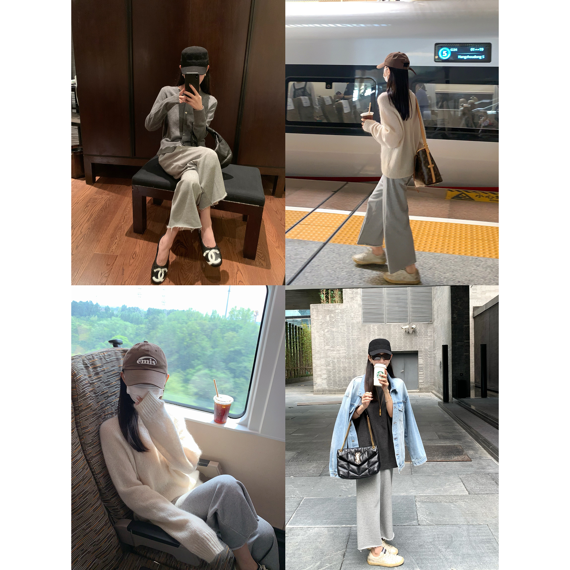 大小姐77 松弛时髦9分毛边100棉高品质毛圈透气针织卫裤休闲裤