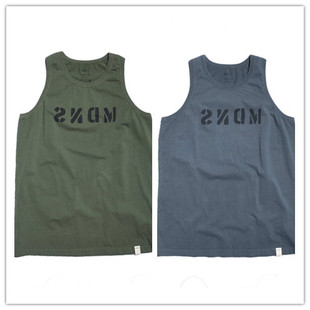 TANK PRINT TOP 余文乐潮牌 MADNESS 男装 汗背心纯棉时尚 19ss夏装