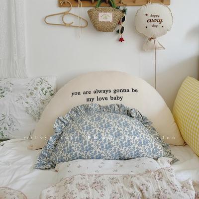 可爱碎花半圆抱枕婴儿枕靠枕