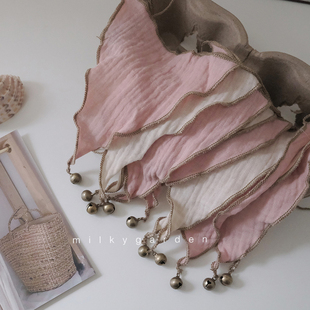 milky经典小彩旗公主房儿童房帐篷挂饰派对装饰背景拉花铃铛拉旗