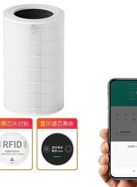 适配小米空气净化器滤芯2s/3/4lite/PRO通用米家除甲醛滤网活性碳