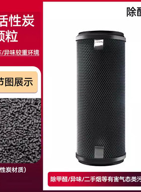适配小米车载空气净化器滤芯除甲醛PM2.5高效去异味滤网内碳筒