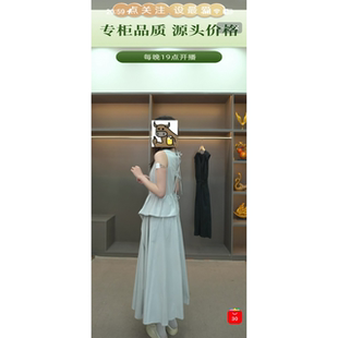 6355设计感假两件无袖 裙长126 连衣裙 雯雯推荐