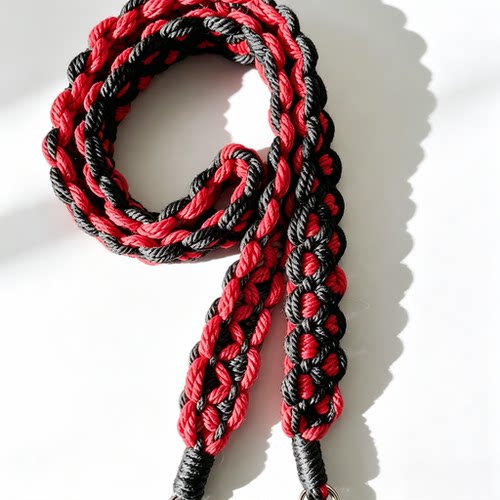 1.2米非遗手工编绳包带清新绿色简约包配件手机macrame bag strap