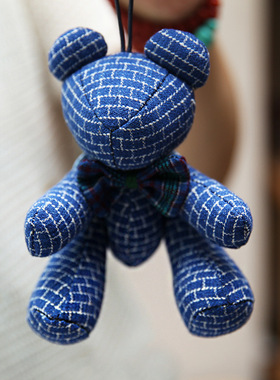 手工diy鲁绣无相小熊玩偶材料包创意刺子绣家居摆件礼物抱抱熊