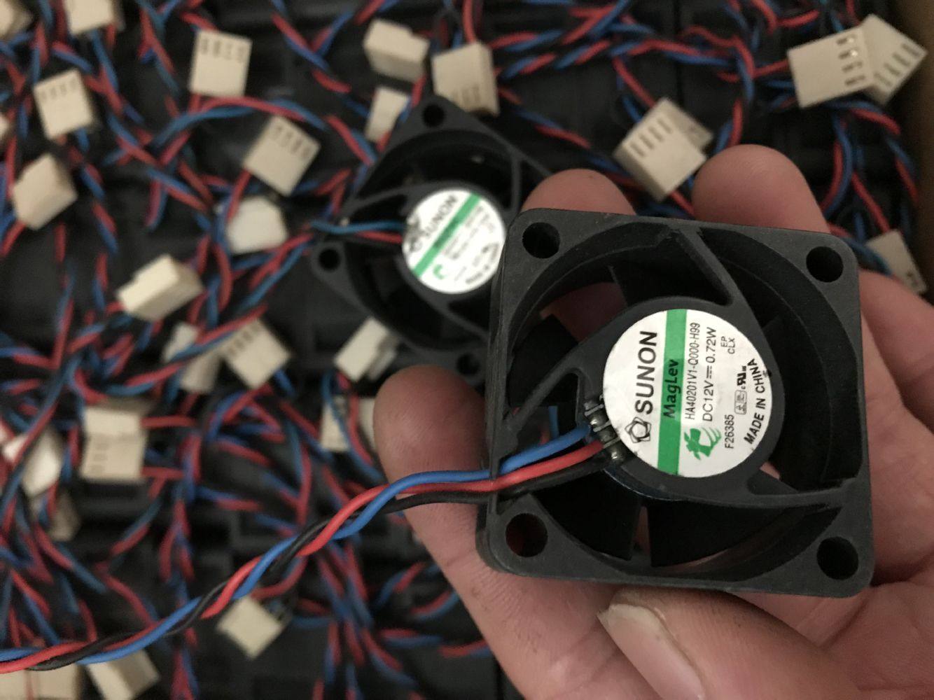 建准4cm 4020 HA40201V1-Q000-H99 12V 0.72W交换机散热风扇24V