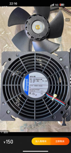 EBMPAPST DV4650-470 DV4600-492 4414M 220V/24V风扇机柜风机