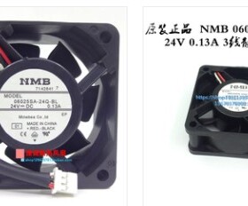NMB正品06025SS/SA-24N/24Q/24M/24K-AL/BL/AT/AB/EA 24V风扇6025