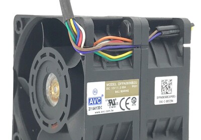 AVC 6厘米6056 12V 2.00A双电机暴力服务器散热风扇DFPA0656B2U