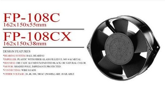 FP-108C 风机 FP-108CX 台湾三协Commonwealth  FP-108C  230V风扇