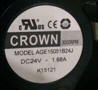 台湾惯展CROWN 直流风机 AGE15051B24J 双滚珠DC24V 17251