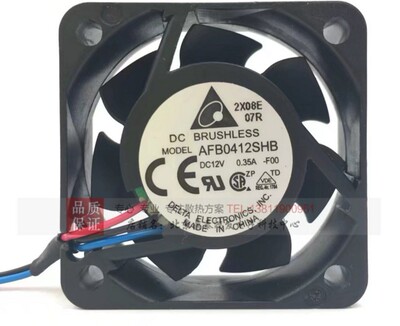 AFB0412SHB-FOO 原装DELTA台达 4015 12V 0.35A 4厘米风扇