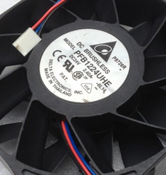 台达 1.5A 1.2A 12038 PFB1224UHE -6L14 12cm变频器风扇24V 2.4A