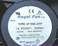 原装日本RoyalFan200V 29W 172*150*38MM铝框散热风扇 UT155C-2TP