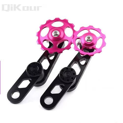 折叠 LK椭圆盘链条导链器 压链器412自行车改装零配件陶瓷13t