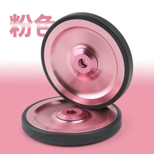 60mm折叠自行车易行轮铝合金润滑培林推行辅助轮实心轮耐用