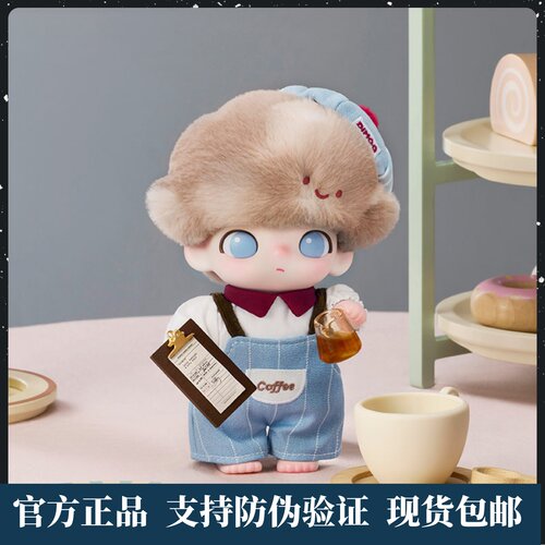 DIMOO心动特调系列搪胶毛绒吊卡