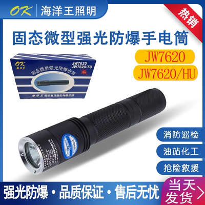 海洋王JW7620强光防爆巡检手电筒