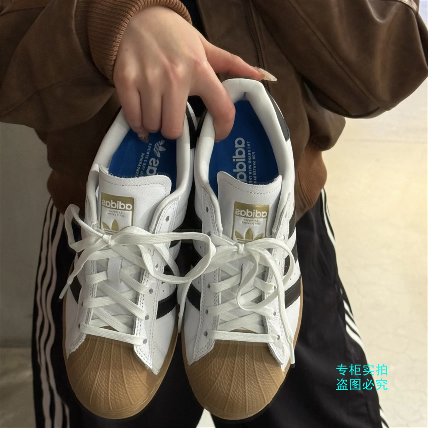 Adidas阿迪达斯三叶草SUPERSTAR经典贝壳头运动板鞋小白鞋IE0669