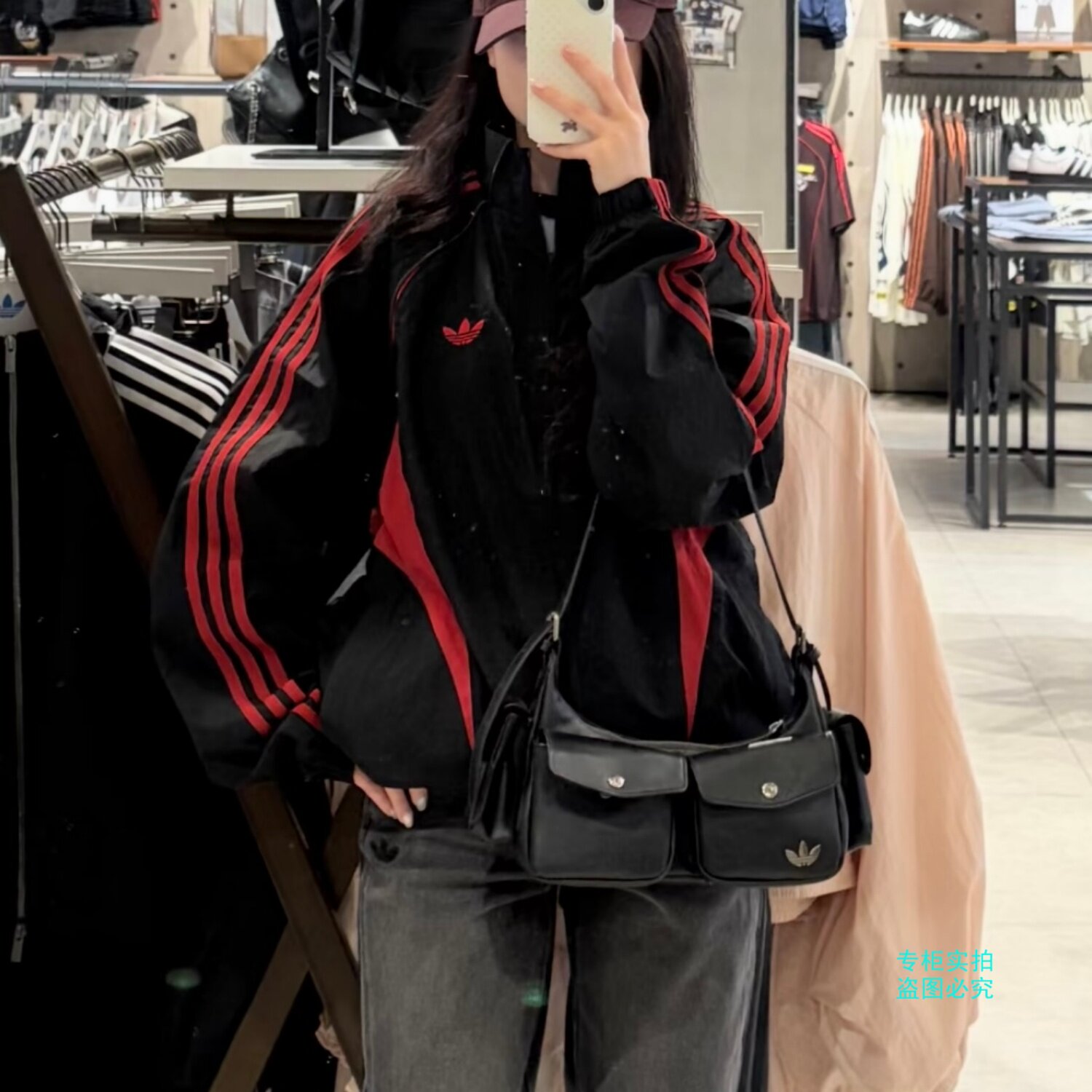Adidas三叶草26年秋季梭织夹克男女街头风拼色运动外套长袖KX0819