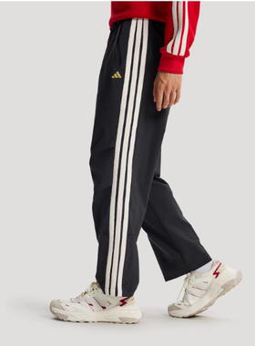 阿迪达斯可束脚裤2026新年款CNY运动休闲拒水长裤KR3077 KE4063