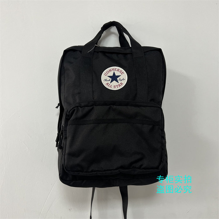 匡威 24新经典款黑红色男女双肩背包手提包书包 10026013-A01-A06