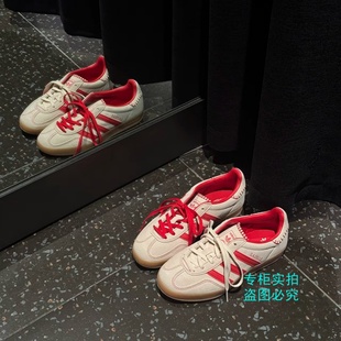 Adidas阿迪达斯三叶草 复古运动休闲鞋 T头德训鞋 JS1402 25冬新款