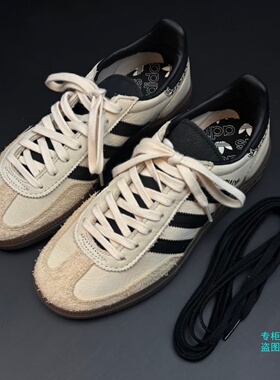 Adidas三叶草正品HANDBALL SPEZIAL复古运动风德训鞋T头鞋 IE3698