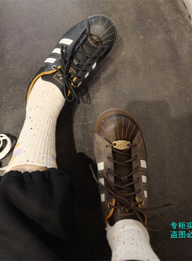 Adidas阿迪达斯三叶草26年春季复古做旧贝壳头板鞋 KI6590 HP7108