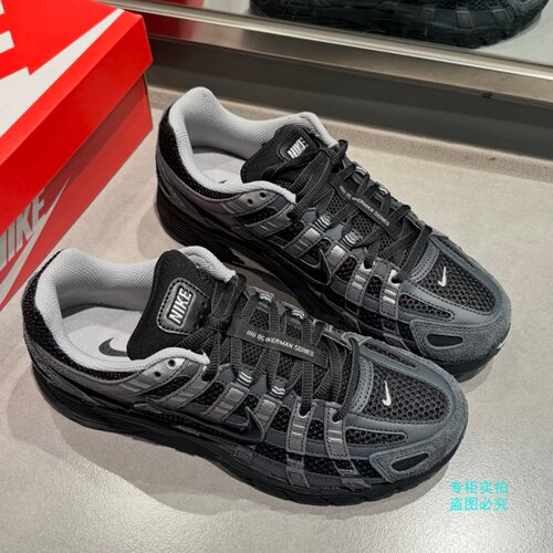 Nike耐克26年春季男子P-6000黑灰复古轻便运动休闲鞋HF0015-002