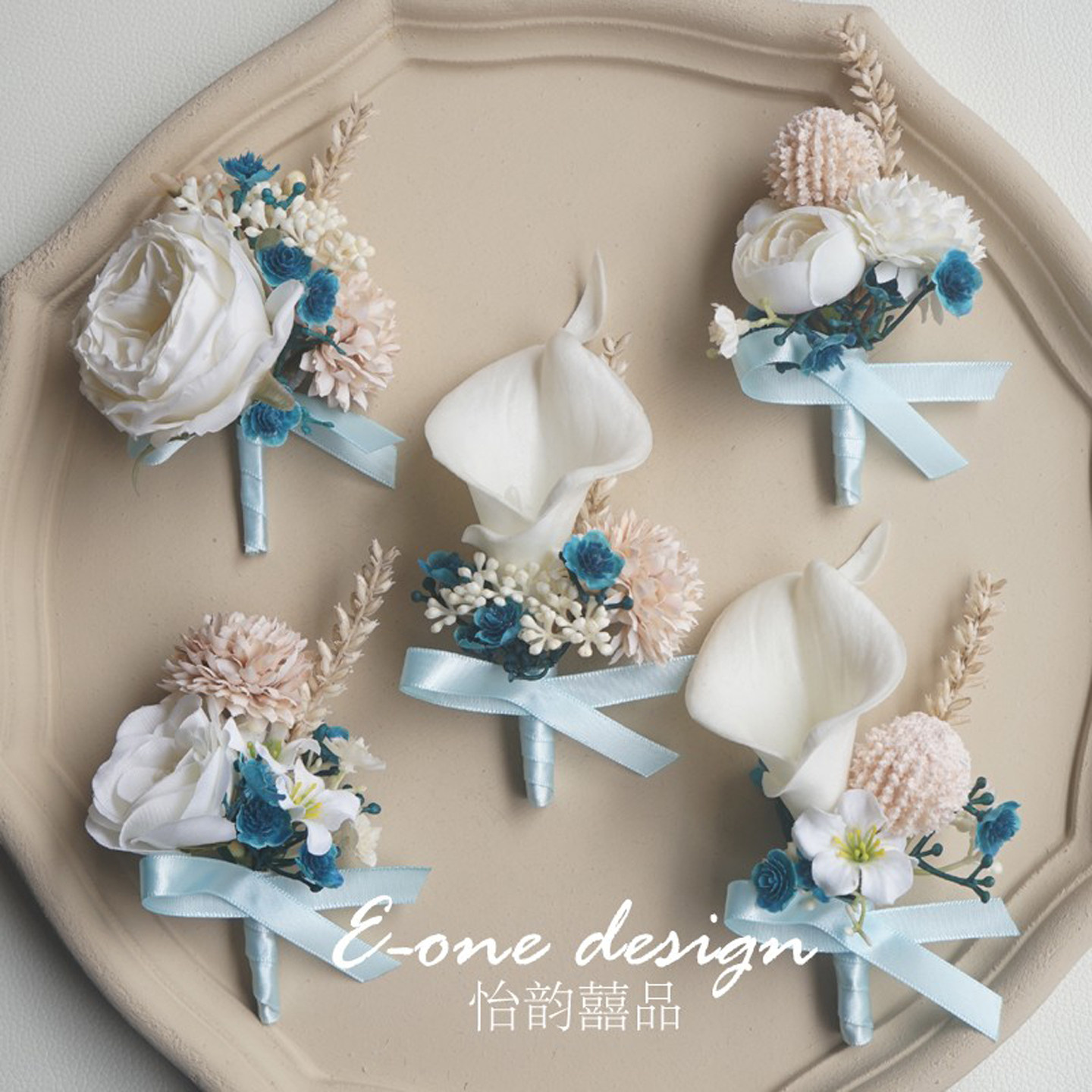 2026韩式欧式婚礼新娘新郎父亲母亲伴娘伴郎结婚胸花开业庆典贵宾