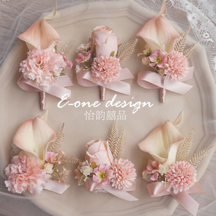 韩式森系结婚胸花新郎新娘婚礼父母亲家人开业庆典会议