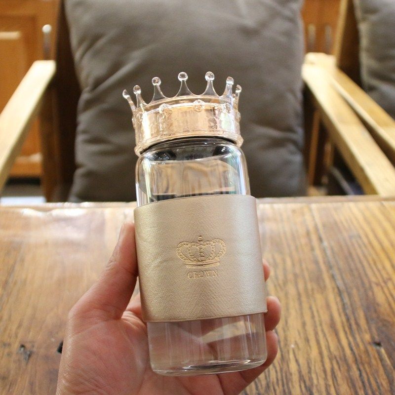 韩国皇冠网红隔热玻璃杯小巧便携水杯少女学生可爱小清新文艺杯子|ruв категории посуда, кубок/кубок/чайник, стакан - от Buy2taobao.com для оказания профессиональной услуги покупки агента Taobao