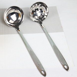 富尔兴汤勺 厨具套装 长柄大汤勺 火锅勺子汤勺不锈钢漏勺加厚