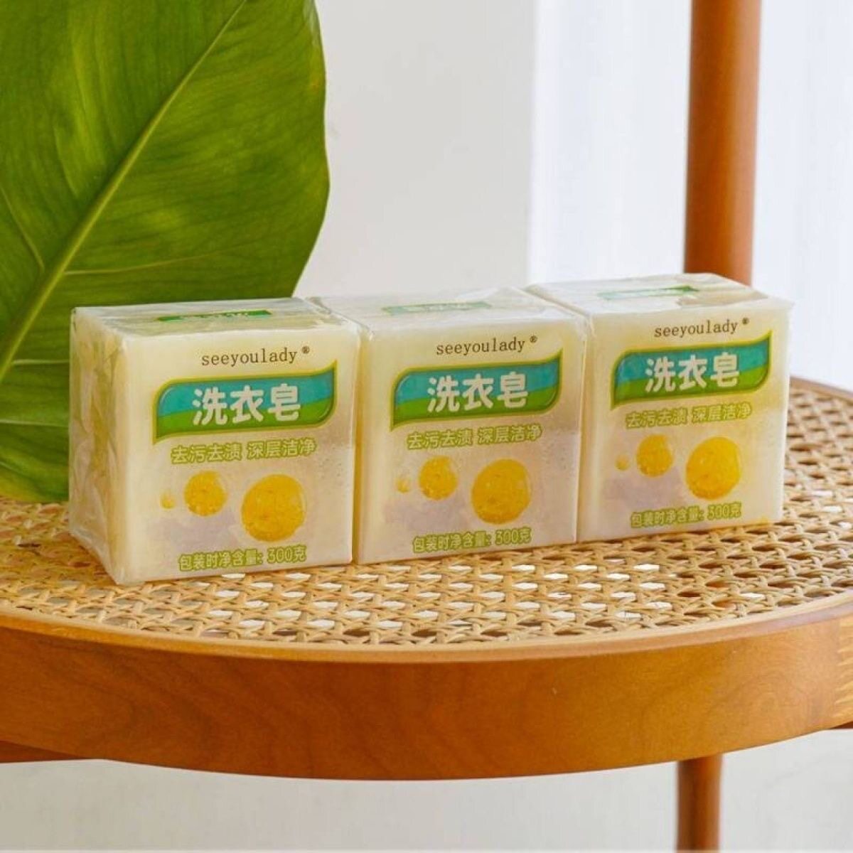 匠品 植物油脂配方去污力强深层洁净洗衣皂300克