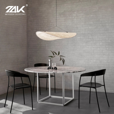 丹麦Tense蚕丝客厅吊灯设计师日式诧寂风民宿卧室书房餐厅灯具