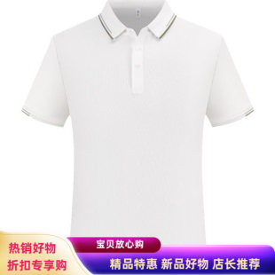 带领短袖 男冰丝凉感体恤夏季 polo衫 新款 免烫抗皱翻领t恤衫