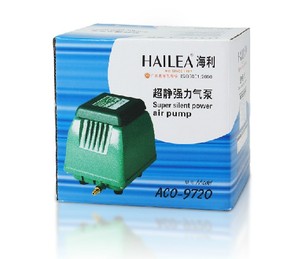 海利鱼池增氧泵大气量静音泵防水氧气泵功率海鲜池增氧泵加氧机