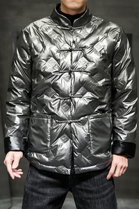 8885^冬季新款男式哑光羽绒棉服冬装外套加厚棉袄 哑光棉衣男图片